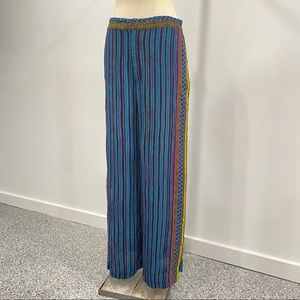 Blank London Stripe Leopard Wide Leg Pant